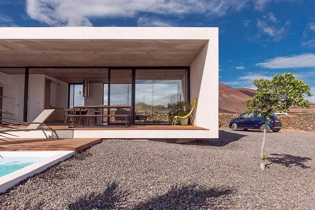 Minimalist House With Volcano View & Heated Pool Villa Lajares 0*,  Spain